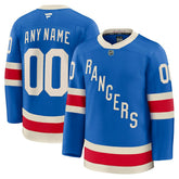New York Rangers Fanatics Centennial Premium Custom Jersey - Blue - NHL
