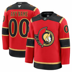 Ottawa Senators Fanatics Alternate Custom Premium Jersey - Red - NHL