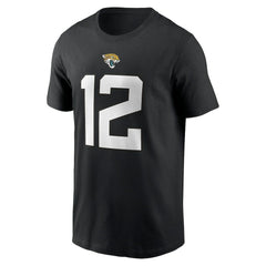 Travis Hunter Jacksonville Jaguars Name & Number T-Shirt Black | Nike for Sale