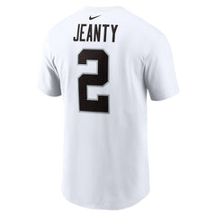 Ashton Jeanty Las Vegas Raiders Name & Number T-Shirt White | Nike for Sale
