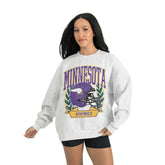 Minnesota Vikings Gameday Couture Women's Heritage Premium Fleece Pullover Sweatshirt Gray | NFL