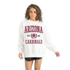 Arizona Cardinals Gameday Couture Women's Timeless Triumph Premium Fleece Pullover Sweatshirt White | NFL