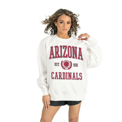 Arizona Cardinals Gameday Couture Women's Timeless Triumph Premium Fleece Pullover Sweatshirt White | NFL