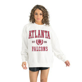 Atlanta Falcons Gameday Couture Women's Timeless Triumph Premium Fleece Pullover Sweatshirt White | NFL