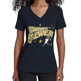 Milwaukee Brewers Starter Women's Fireworks V-Neck T-Shirt - MLB