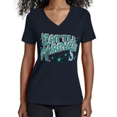 Seattle Mariners Starter Women's Fireworks V-Neck T-Shirt - MLB
