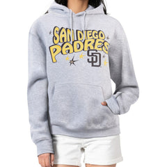 San Diego Padres Starter Women's Fireworks Fleece Tri-Blend Pullover Hoodie - MLB