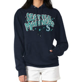 Seattle Mariners Starter Women's Fireworks Fleece Tri-Blend Pullover Hoodie - MLB