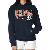 Detroit Tigers Starter Women's Fireworks Fleece Tri-Blend Pullover Hoodie - MLB