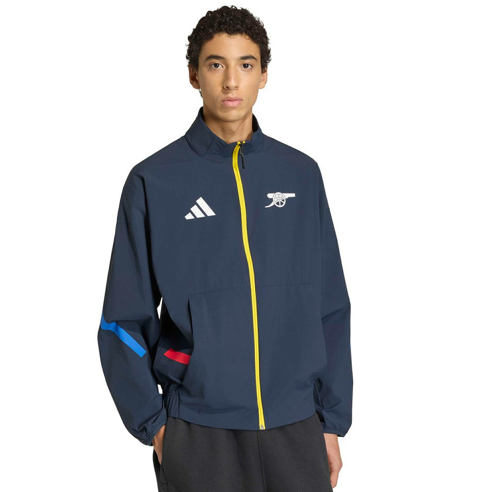 Arsenal 2025/26 Club Anthem Full-Zip Jacket Navy | Adidas Sale