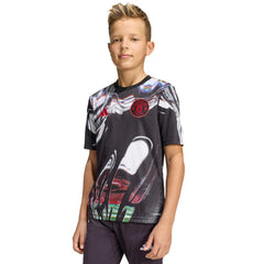 Manchester United Youth 2025/26 Pre-Match Training Jersey Black | Adidas discount
