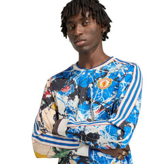 Manchester United X Stone Roses Long Sleeve Replica Jersey Blue | Adidas online