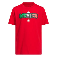 Mexico National Team Youth Jersey Hook T-Shirt Red | Adidas
