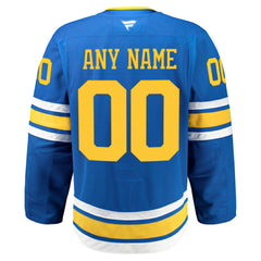 St. Louis Blues Fanatics Home Authentic Pro Custom Jersey - Blue - NHL