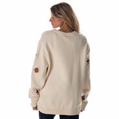 Phoenix Suns The Wild Collective Unisex 2025/26 City Edition Jacquard Sweater Cream - NBA