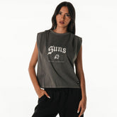 Phoenix Suns The Wild Collective Unisex 2025/26 City Edition Boxy Cropped Darted Tank Top Gray - NBA