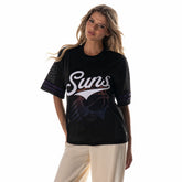 Phoenix Suns The Wild Collective Unisex 2025/26 City Edition Boxy Mesh Jersey T-Shirt Black - NBA