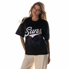 Phoenix Suns The Wild Collective Unisex 2025/26 City Edition Boxy Mesh Jersey T-Shirt Black - NBA