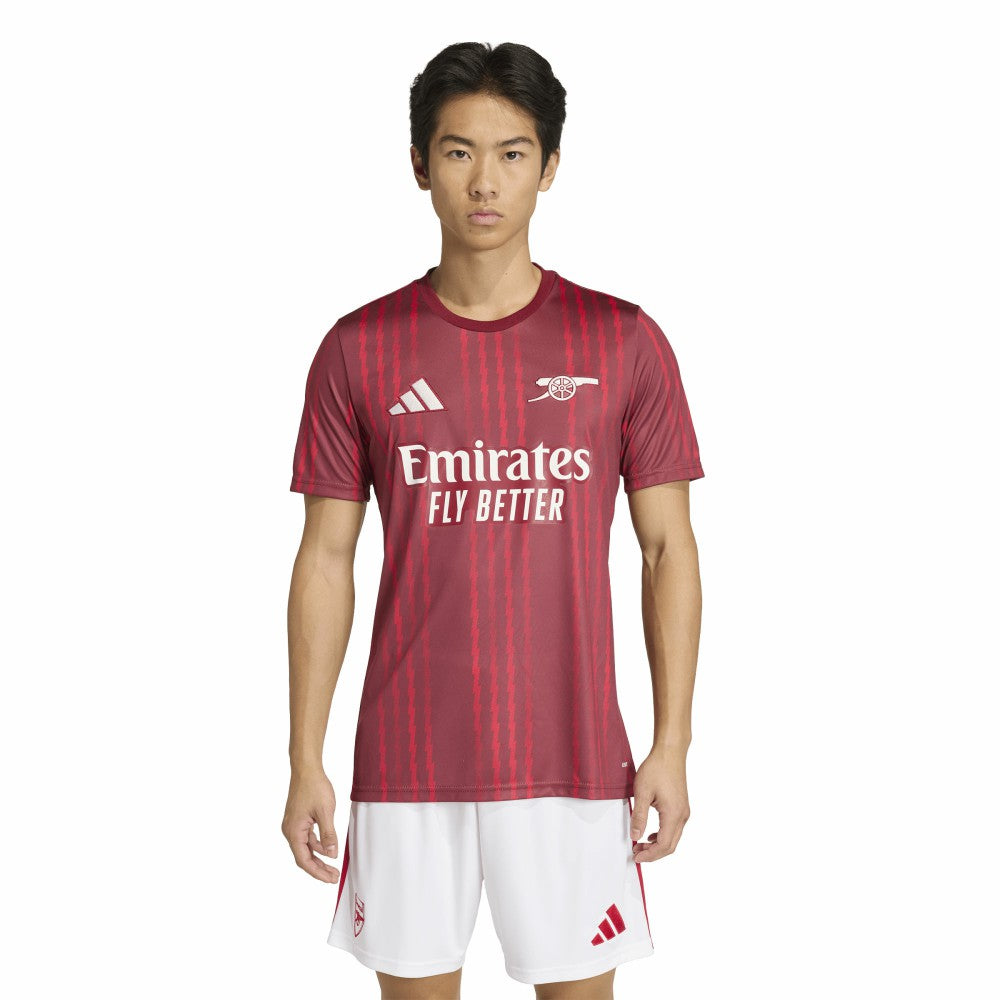 Arsenal 2025/26 Pre-Match Training Jersey Red | Adidas Online
