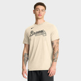 Atlanta Braves Nike Wordmark Tri-Blend T-Shirt - MLB