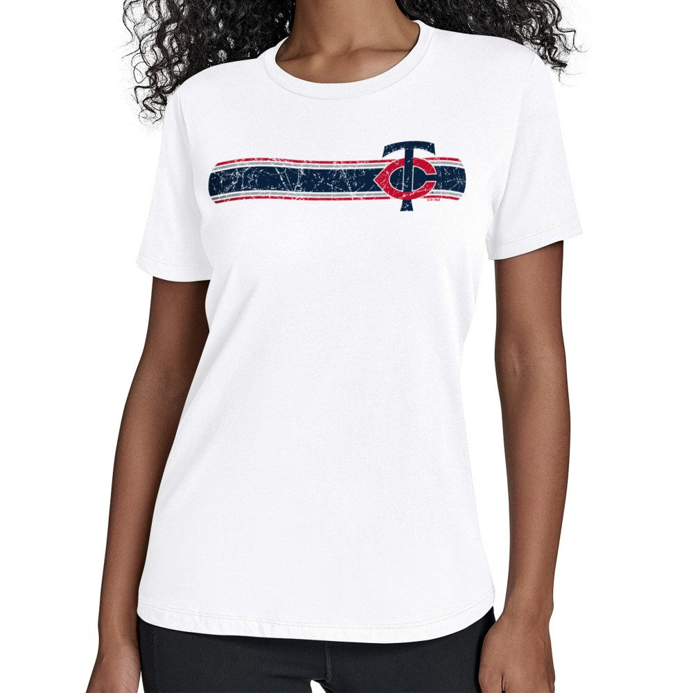 Minnesota Twins Starter Women's Team Stripe T-Shirt - MLB