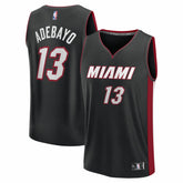 Bam Adebayo Miami Heat Youth Fast Break Replica Player Jersey Black Icon Edition - NBA