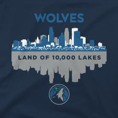 Minnesota Timberwolves Stadium Essentials Cities T-Shirt Navy - NBA