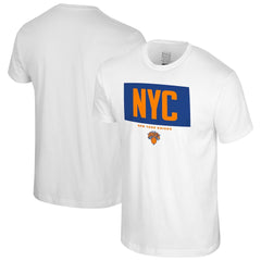 New York Knicks Stadium Essentials Crossbar T-Shirt White - NBA