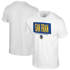 Golden State Warriors Stadium Essentials Crossbar T-Shirt White - NBA