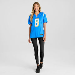 Omarion Hampton Los Angeles Chargers Women's Team Game Jersey Powder Blue | Nike for Sale