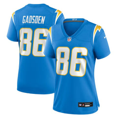 Oronde Gadsden Los Angeles Chargers Women's Team Game Jersey Powder Blue | Nike for Sale