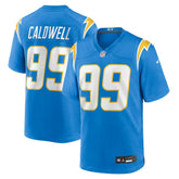 Jamaree Caldwell Los Angeles Chargers Team Game Jersey Powder Blue | Nike for Sale