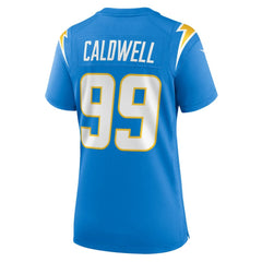 Jamaree Caldwell Los Angeles Chargers Women's Team Game Jersey Powder Blue | Nike for Sale