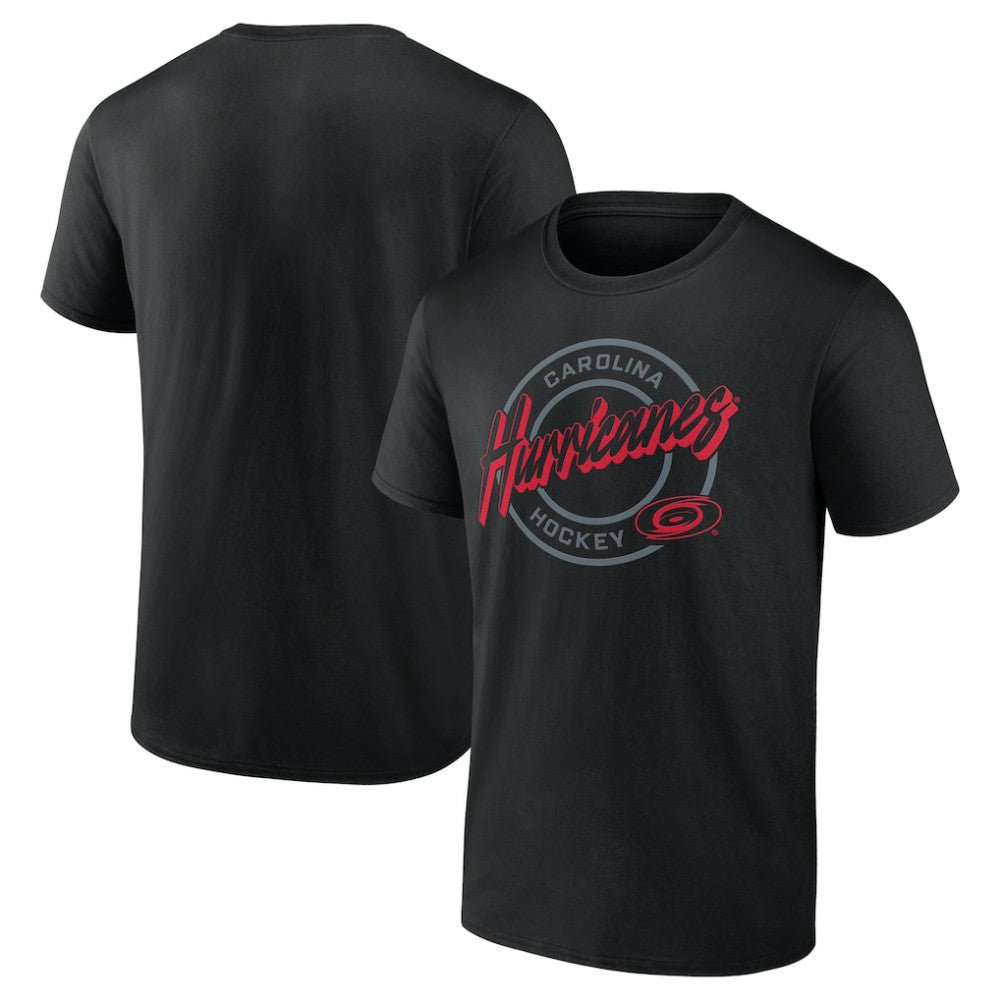 Carolina Hurricanes Colorblock Puck T-Shirt - Black - NHL