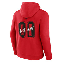 Chicago Bulls Hustle Custom Pullover Hoodie Red - NBA