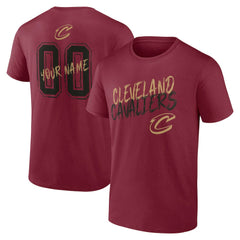 Cleveland Cavaliers Hustle Custom T-Shirt Wine - NBA