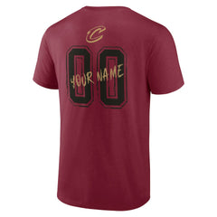 Cleveland Cavaliers Hustle Custom T-Shirt Wine - NBA