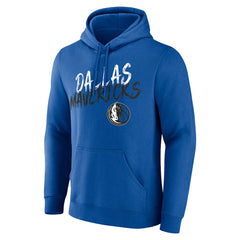 Dallas Mavericks Hustle Custom Pullover Hoodie Blue - NBA