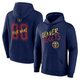 Denver Nuggets Hustle Custom Pullover Hoodie Navy - NBA
