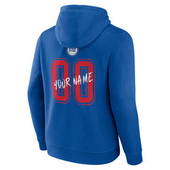 Detroit Pistons Hustle Custom Pullover Hoodie Blue - NBA