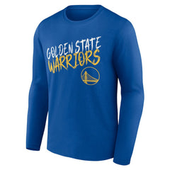 Golden State Warriors Hustle Custom Long Sleeve T-Shirt Royal - NBA