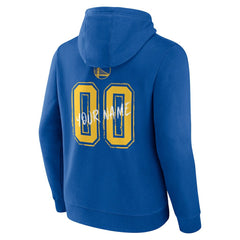 Golden State Warriors Hustle Custom Pullover Hoodie Royal - NBA