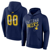 Indiana Pacers Hustle Custom Pullover Hoodie Navy - NBA
