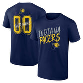 Indiana Pacers Hustle Custom T-Shirt Navy - NBA
