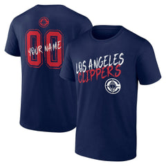 LA Clippers Hustle Custom T-Shirt Navy - NBA