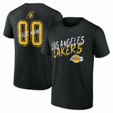 Los Angeles Lakers Hustle Custom T-Shirt Black - NBA