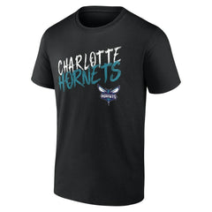 Charlotte Hornets Hustle Custom T-Shirt Black - NBA