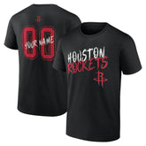 Houston Rockets Hustle Custom T-Shirt Black - NBA
