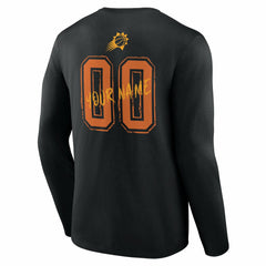 Phoenix Suns Hustle Custom Long Sleeve T-Shirt Black - NBA