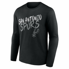 San Antonio Spurs Hustle Custom Long Sleeve T-Shirt Black - NBA